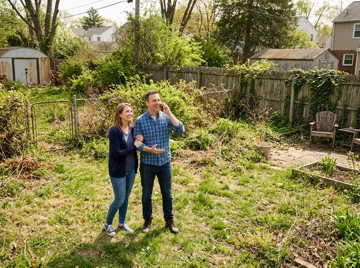 Homeowner calling about a yard design project