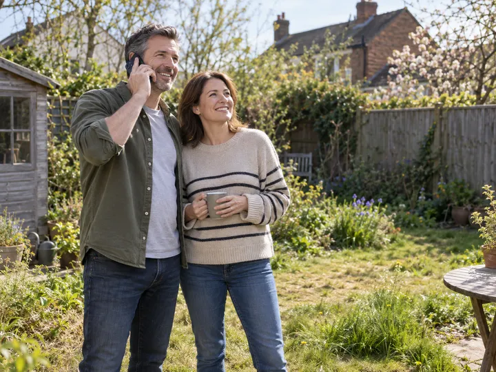 Homeowner calling about a garden design project