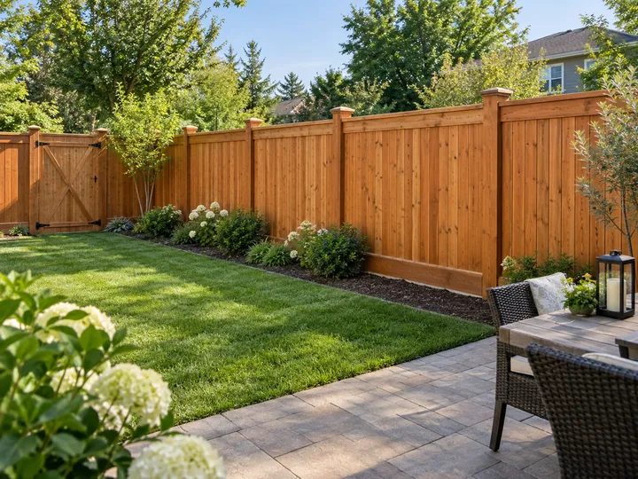 AI receptionist capturing privacy fence estimate details