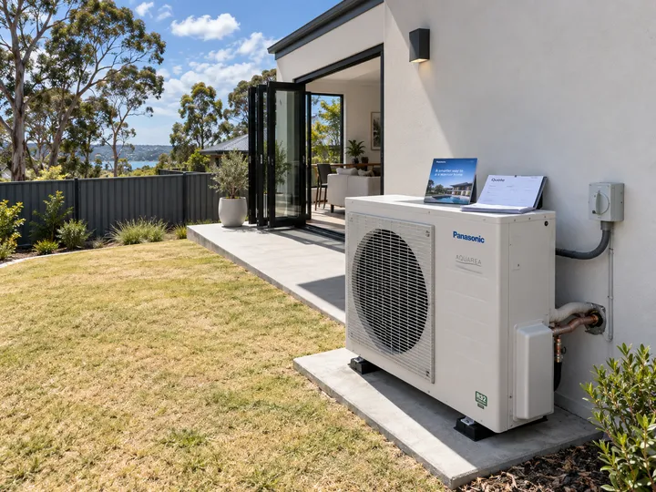 AI receptionist capturing ducted AC service quote details