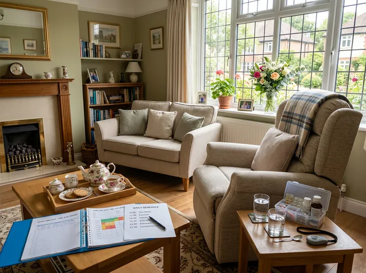 AI receptionist capturing home care enquiry details