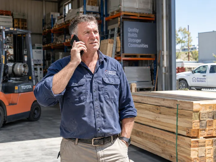 Business owner calling to enquire about commercial insurance cover