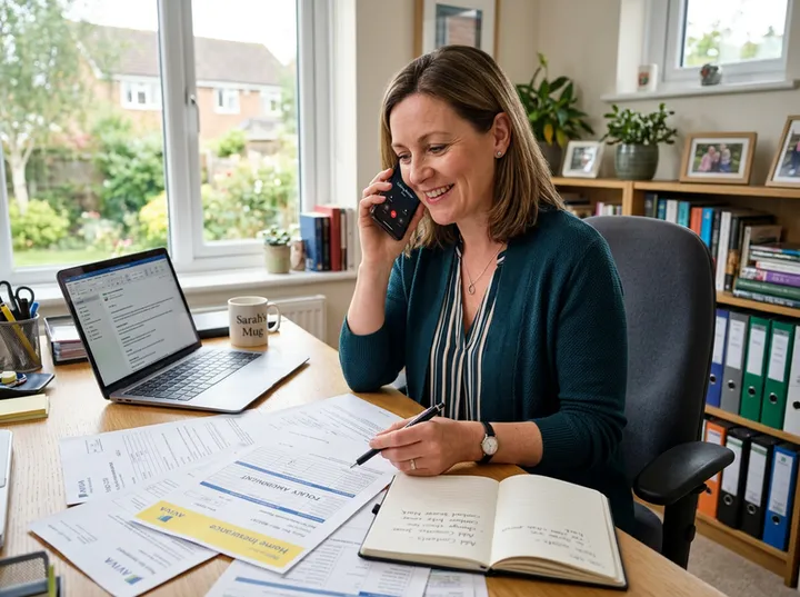 Policyholder calling to make a mid-term adjustment to insurance policy