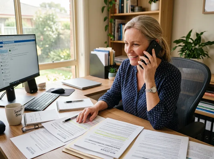 Policyholder calling to make a policy amendment to her insurance