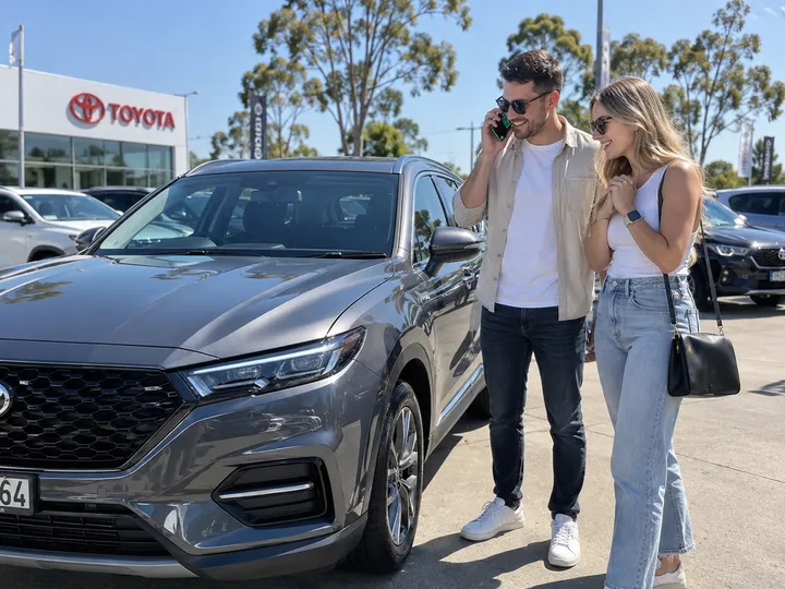 New car owners enquiring about ceramic coating and paint protection