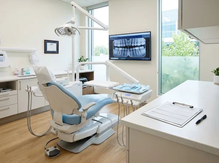 AI receptionist handling new patient registration for dental practice