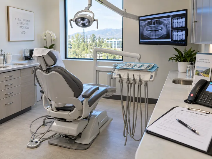 AI receptionist handling new patient call for dental office