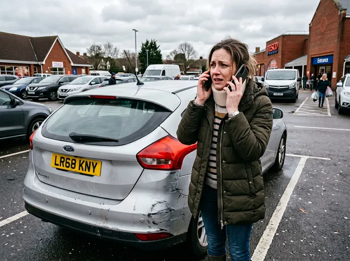 Person calling about a personal injury claim after a car accident