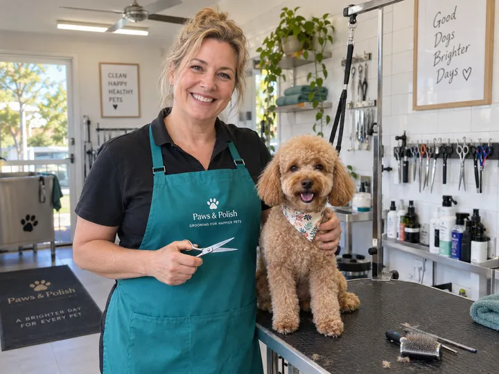 Pet Grooming using Hey Jodie AI answering service