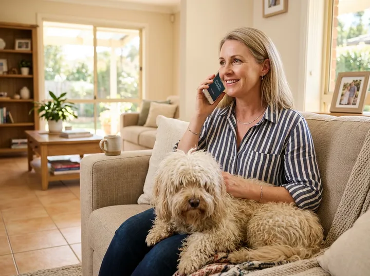 Pet owner calling to book their first grooming appointment