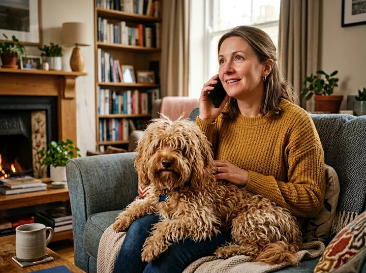 Pet owner calling to book their first grooming appointment