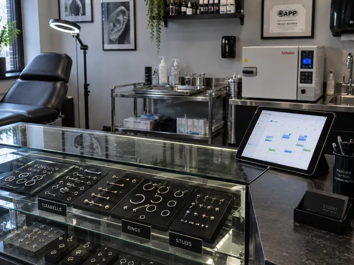 Piercing appointment booking being captured by AI answering service