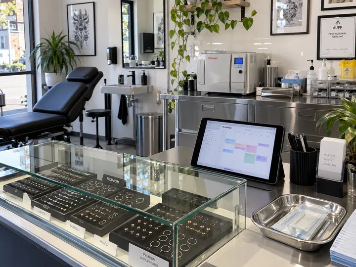Piercing appointment booking being captured by AI answering service