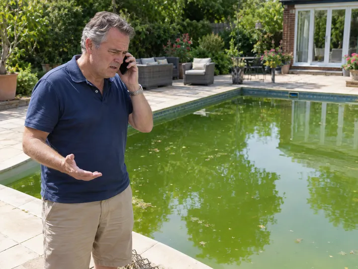 Customer calling to book pool winterizing before the freeze