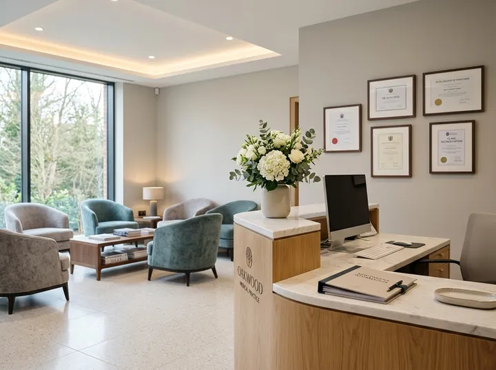 AI receptionist handling new patient intake call at medical practice