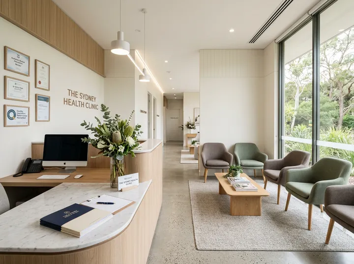 AI receptionist handling new patient registration at medical centre