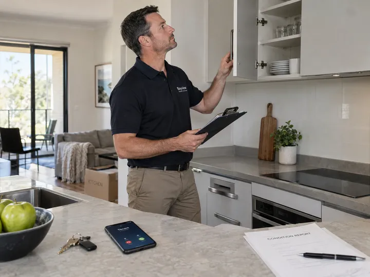 Property manager unable to answer phone during condition report