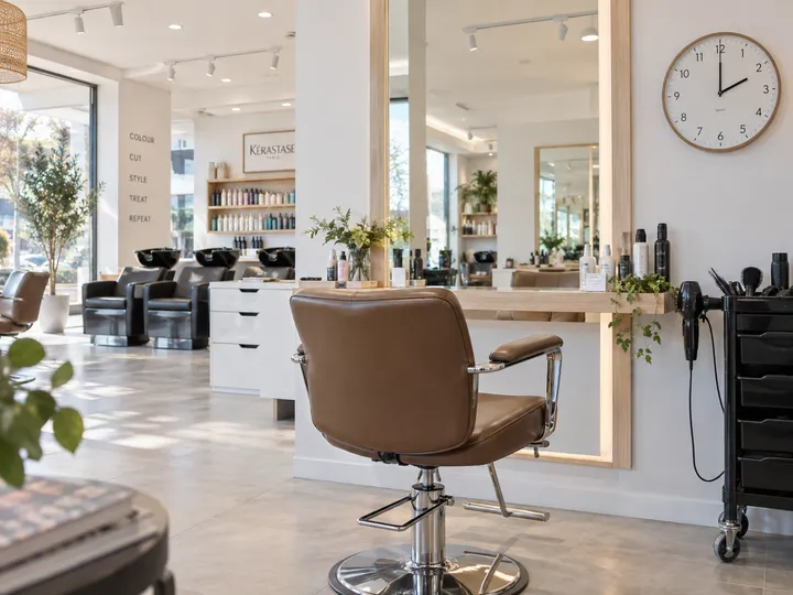 AI receptionist capturing appointment request to fill a salon cancellation