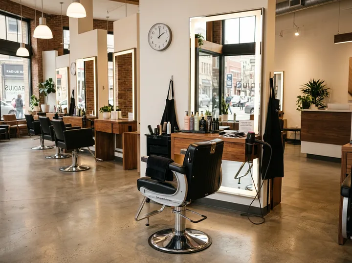 AI receptionist capturing appointment request to fill a salon cancellation