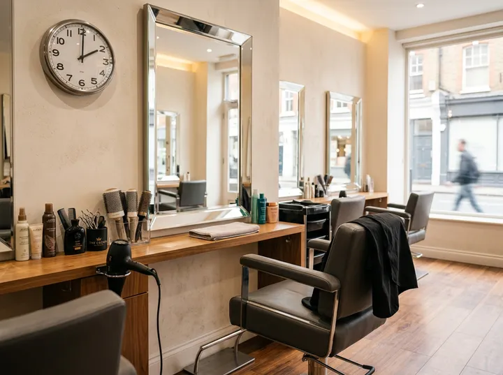 AI receptionist capturing appointment request to fill a salon cancellation