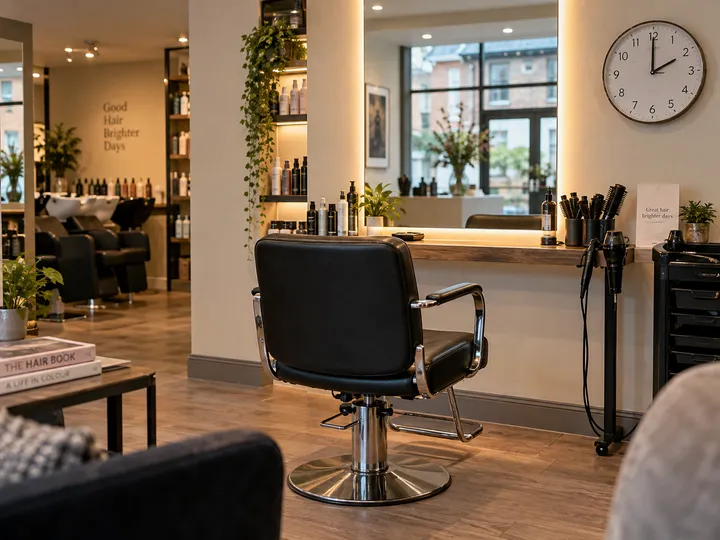 AI receptionist capturing appointment request to fill a salon cancellation
