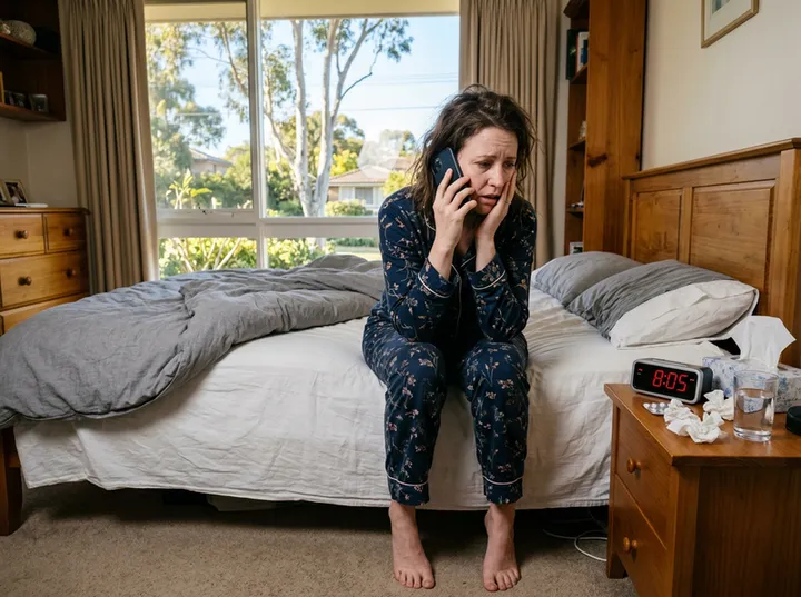 Patient calling for same-day GP appointment during morning rush
