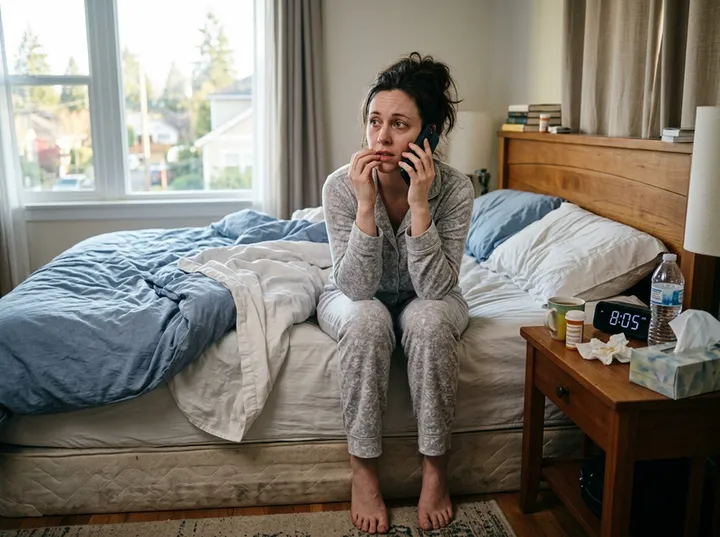 Patient calling for same-day doctor appointment during morning rush