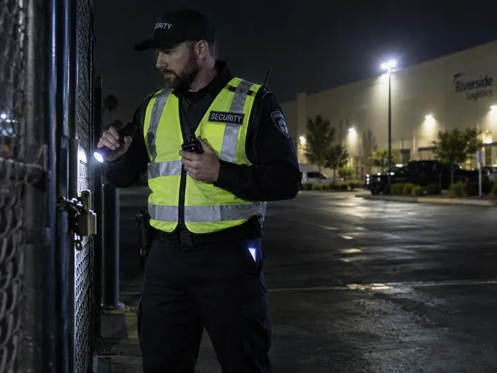 Security guard unable to answer phone while on night patrol