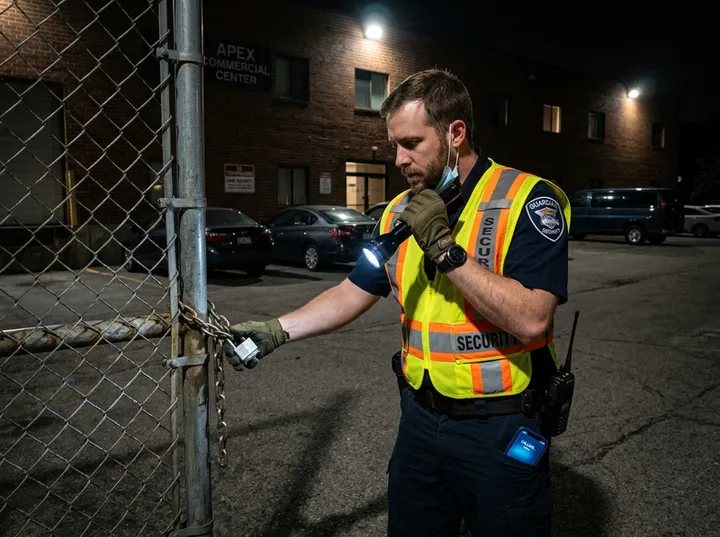 Security guard unable to answer phone while on night patrol