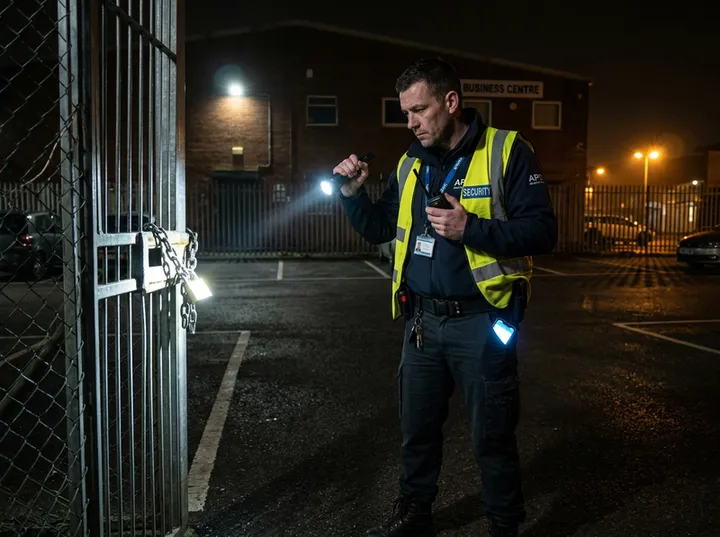 Security guard unable to answer phone while on night patrol