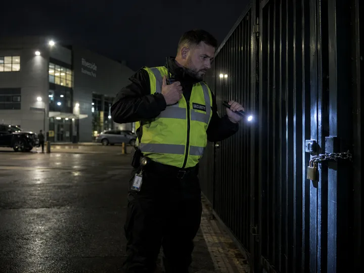 Security guard unable to answer phone while on night patrol