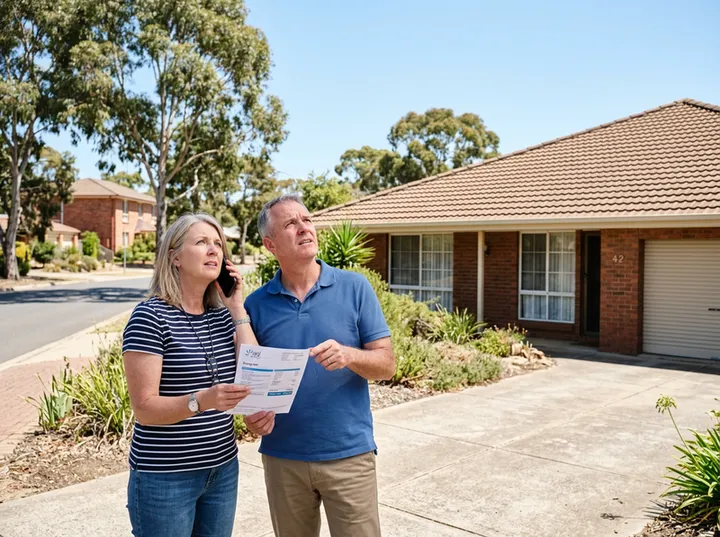 Homeowners enquiring about solar panel installation