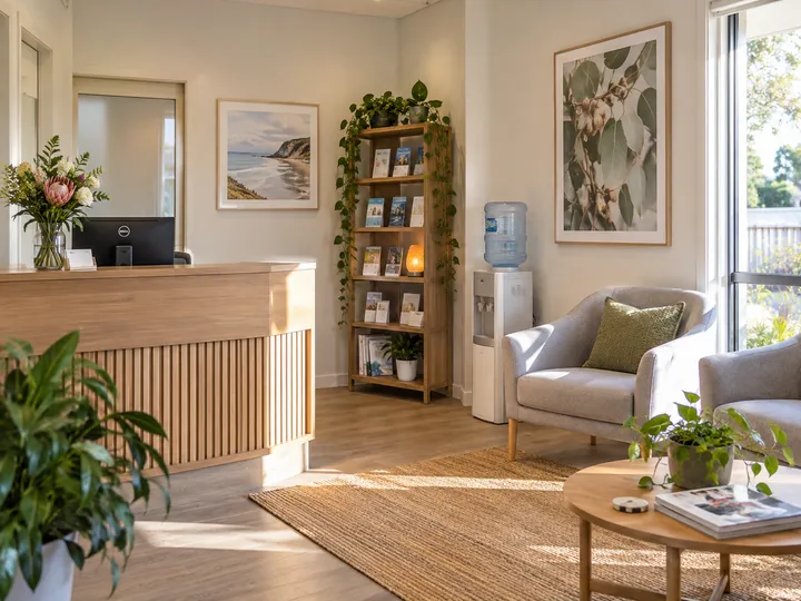 AI receptionist capturing new psychology client booking details