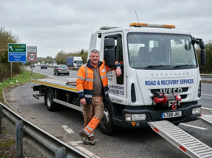 Breakdown Recovery using Hey Jodie AI answering service