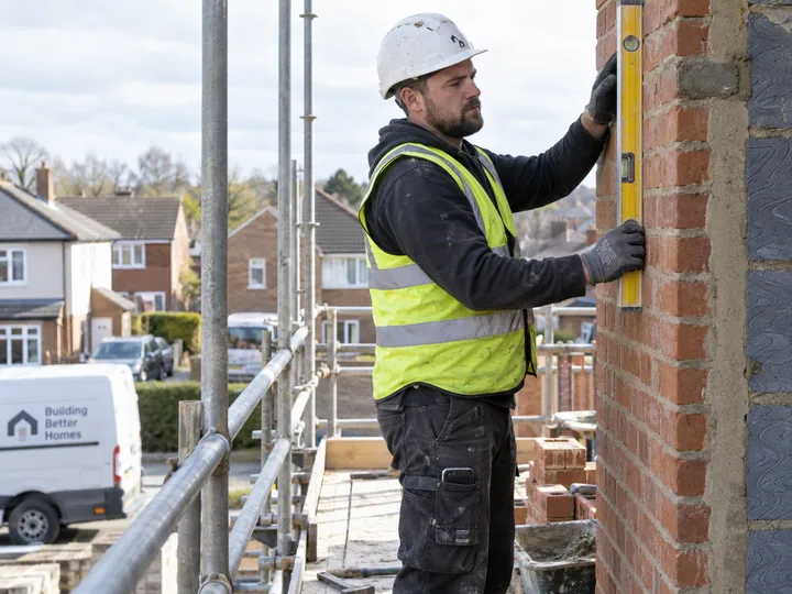 Tradie on a ladder unable to answer phone call