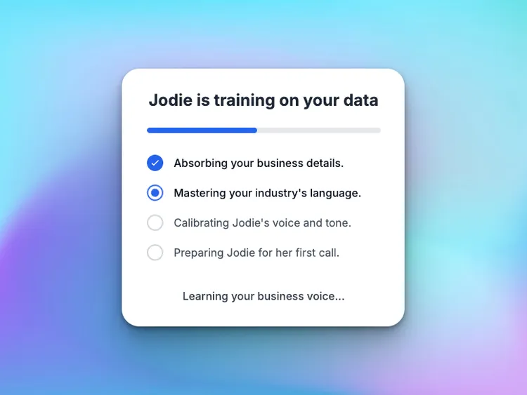 Training AI with business information