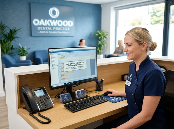 Dental software platform offering AI answering for patient calls