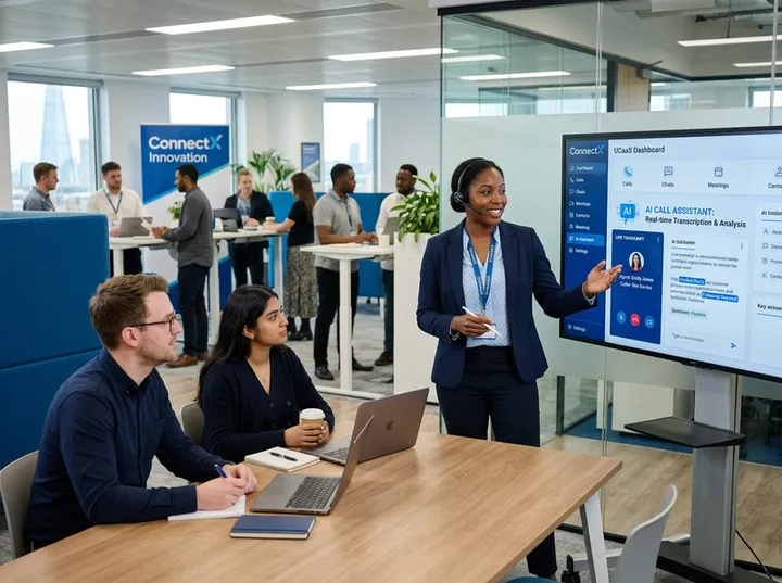 UCaaS platform using AI answering as a competitive differentiator