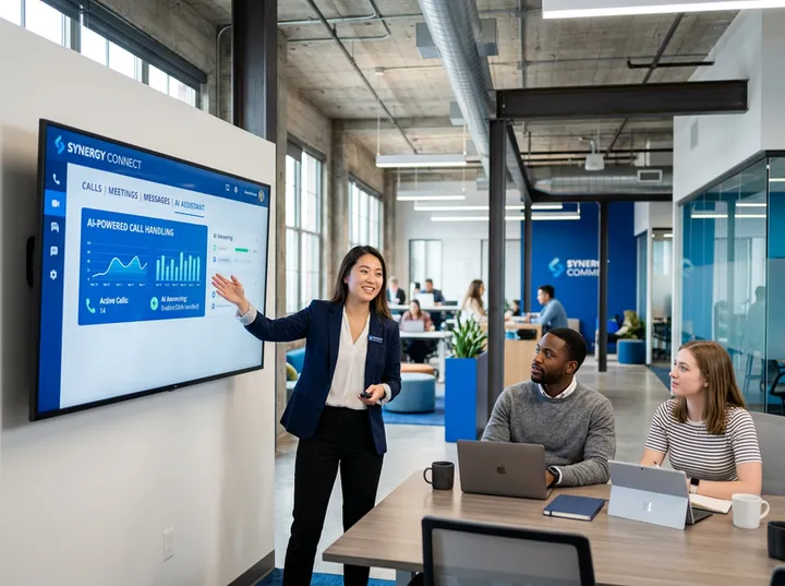 UCaaS platform using AI answering as a competitive differentiator