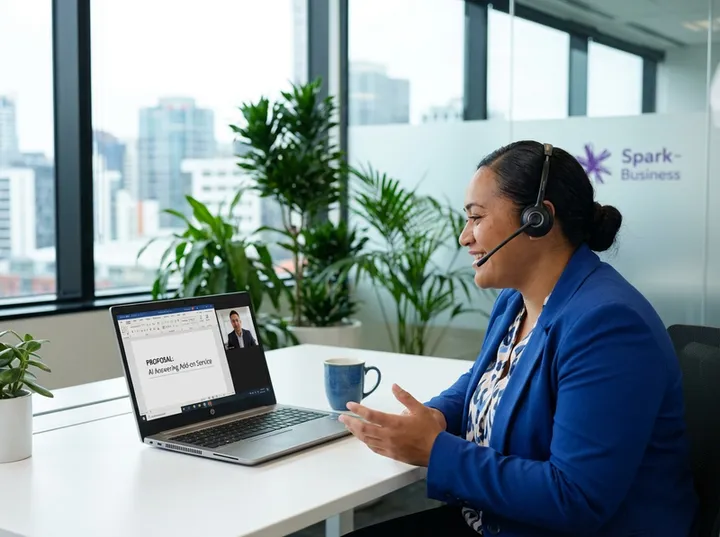 SIP trunk provider upselling AI answering to existing customers