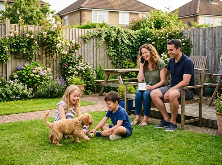 AI receptionist handling new puppy registration call