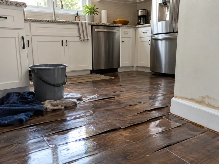 Water damage flooring call being handled by AI answering service